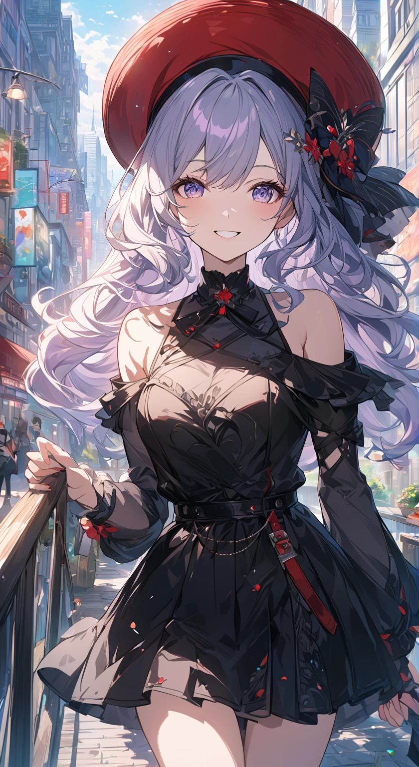 
Anime girl in a red hat and black dress in the city, Smiling woman，Best Anime 4k Anime Style 4k, Amazing anime 8k, Anime Art Wallpapers 8K, anime art wallpaper 4k, anime art wallpaper 4k, artstation pixivでトレンド, 4K Anime Wallpaper 2 Anime girl in a red hat and dress in the city, Anime drawing by Jan J., Topics on pixiv, Best Anime 4k Anime Style 4k, Amazing anime 8k, Anime Art Wallpapers 8K, anime art wallpaper 4k, anime art wallpaper 4k