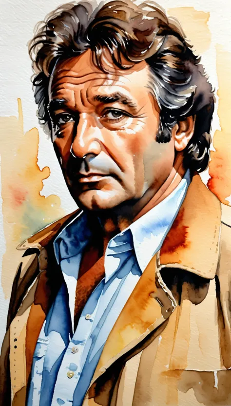 masterpiece,Columbo acrylic watercolor painting,(Beautiful gradation created by layering),(Tarashikomi technique),A delicate touch