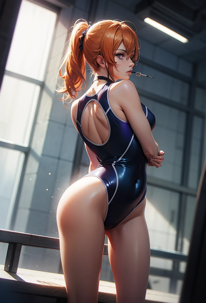 erinanakiri, erina nakiri, long hair, orange hair, (purple eyes:1.1), hair between eyes, frown, angry,
BREAK (competition swimsuit, highleg, highleg swimsuit, one-piece swimsuit, ponytail, swimsuit, whistle, whistle around neck, white one-piece swimsuit:1.2),
BREAK (masterpiece:1.2), best quality, high resolution, unity 8k wallpaper, (illustration:0.8), (beautiful detailed eyes:1.6), extremely detailed face, perfect lighting, extremely detailed CG, (perfect hands, perfect anatomy),