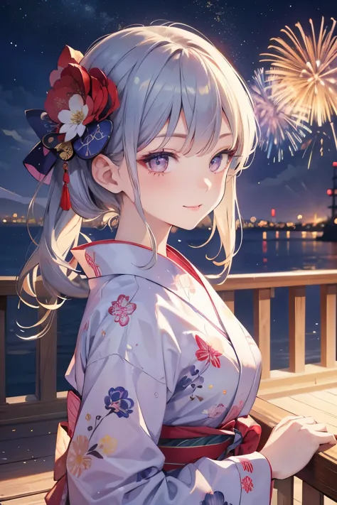 masterpiece,highest quality,very detailed,beautiful girl,beautifully patterned yukata,vision, teenager,perfect face,beautiful an...