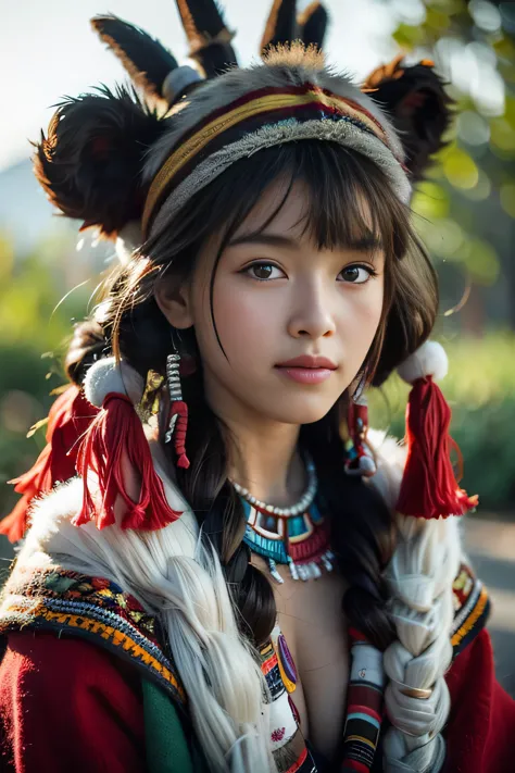 cute beautiful shaman