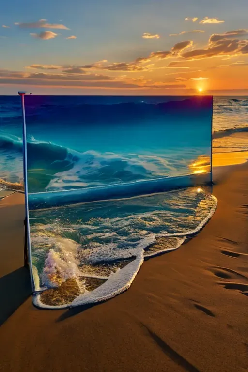 animate the waves and put lights that highlight the sunset