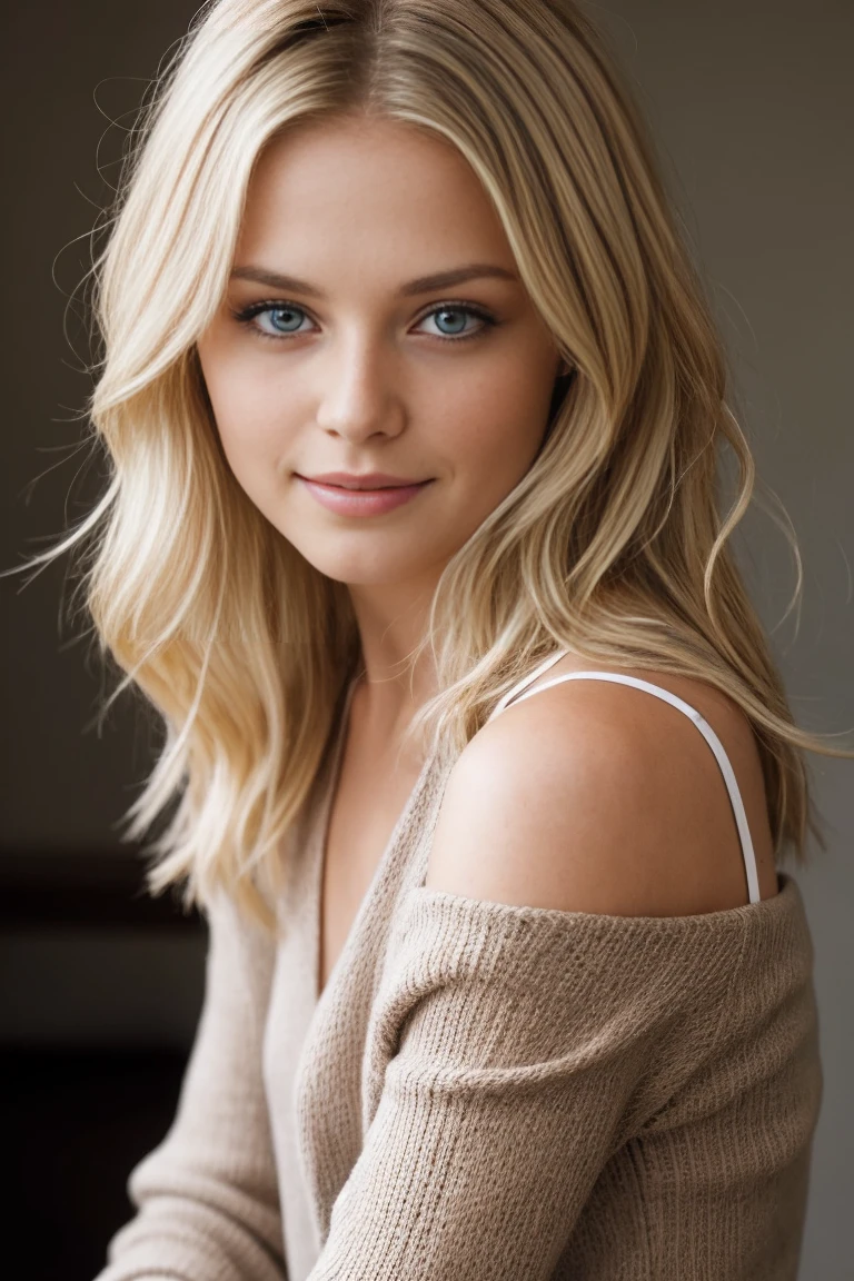 photo of a beautiful blonde woman