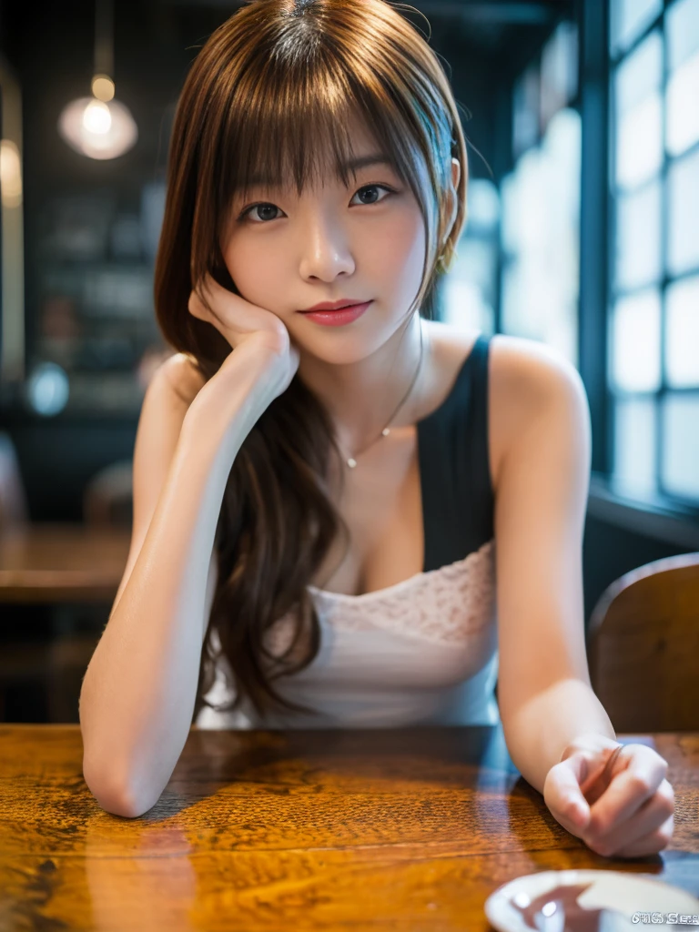 (8k, Ultra-high resolution, Highest quality, Tabletop:1.2)、Japanese girl&#39;s life々Beautiful portrait、Ultra-high resolution、Highest quality、 (Big Breasts、:1.35)( Panty shot、thin  :1.75)(Race Queen:1.5)、(Put your hands behind your head、Show me your armpits:1.35)、(On the street:1.2) break (Natural skin texture、Detailed skin、Hyperrealism、Ultra Sharpness)、Intricate details、Depth of written boundary、Sexy adult woman、(Blonde long hair:1.3)、((masterpiece、Highest quality、High definition))、(Photorealistic:1.4)、solo、Close your mouth、Smile happily、Big eyes、Clear double eyelids、Eyelashes、Long neck、Absolute area、Beautiful collarbone、Perfect Face、thin唇、Small Face、(Staring at the audience、Iris、Lip gloss:1.1)、(From the side:1.59)(Tight big ass、Beautiful feet、Draw the whole body、Black knee-high boots:1.3)Extraordinary beauty、Very cute woman