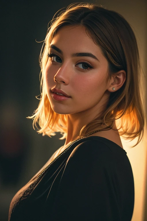 Attractive portrait, candid moment, beautiful expression,instagram model,cinematic lighting, masterpiece,