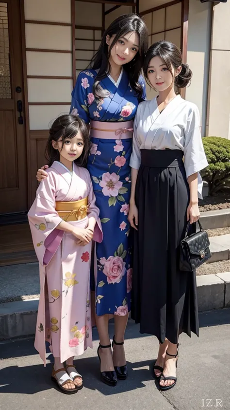 (((Group photo of the top 3 beautiful Japanese moms)))、Everyone has a different style and hairstyle, but they&#39;re all beautif...