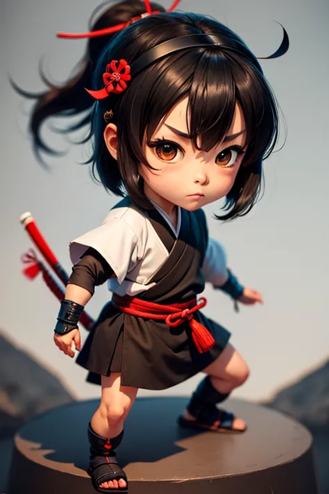 a character chibi samurai outfit