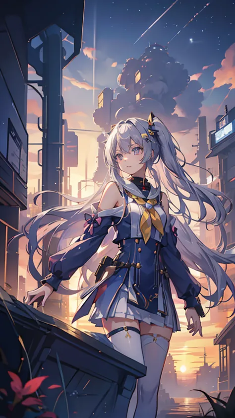 1girl, akatsukaze kokoro, known as the starlight sentinel, is a young woman with an unyielding spirit and an unwavering commitme...