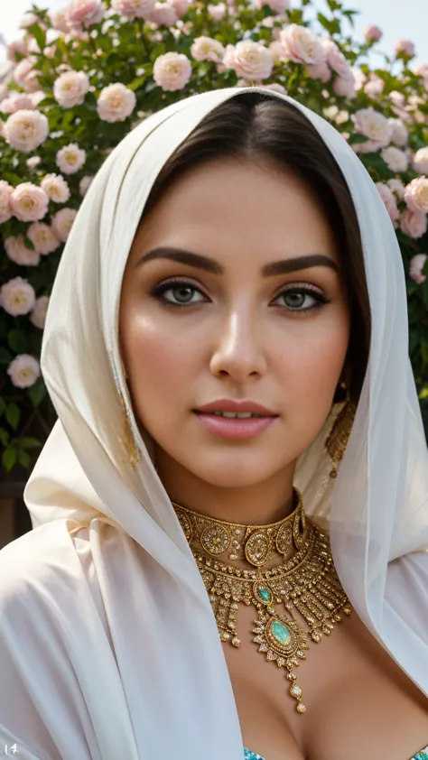 perfect eyes, fantastic face, MiddleEastern, beautiful look, ((light lips, bright eyes, curve heir 1.5)), (((beautiful details v...