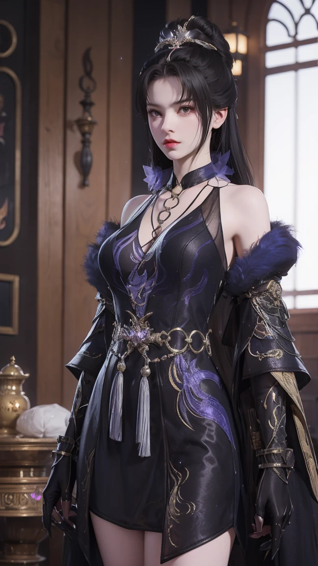 Eternity_Jade Linglong_Black Ribbon Silk Robe_hell: Bladepoint_Tessa