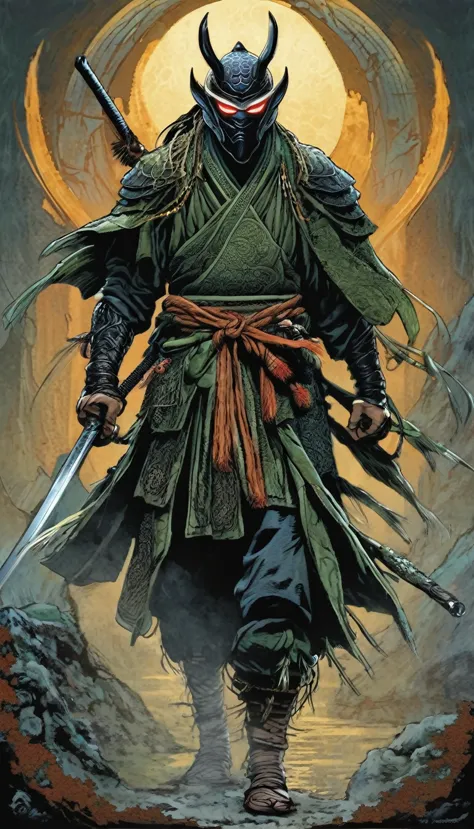 spider man ronin, style lord of the rings