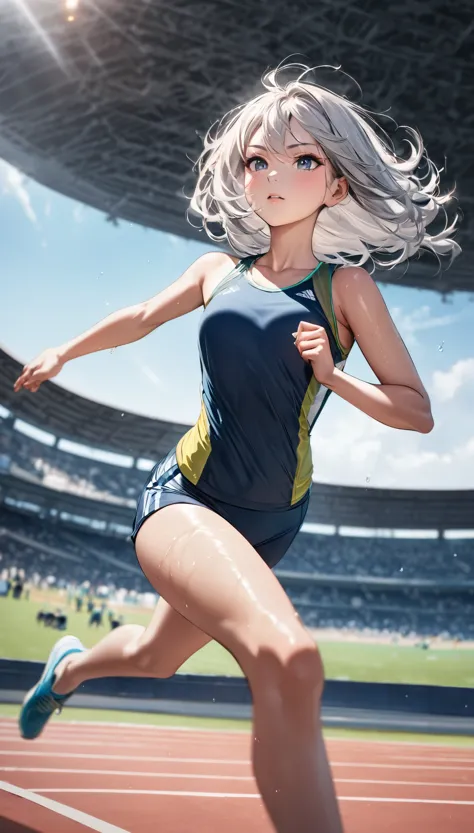 athletics, sportswear, shorts, in detail, high resolution, high quality、perfect dynamic composition, beautiful attention to deta...