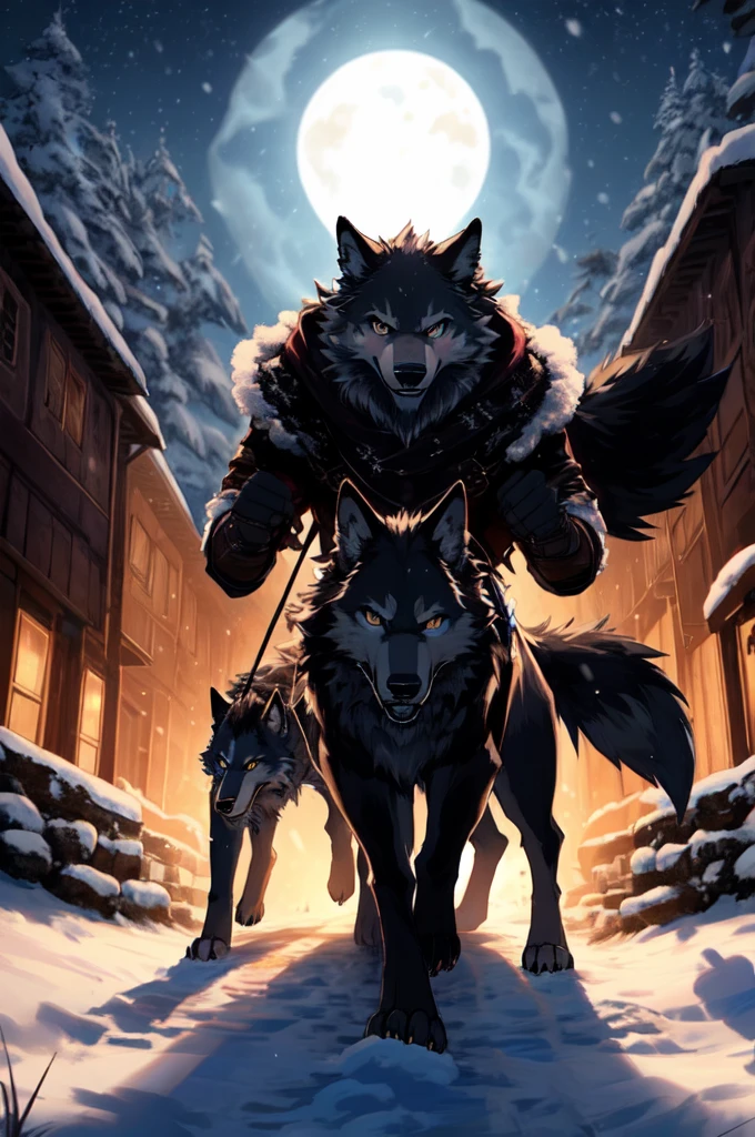 (((Barefoot furry character, full body, cinematic setting, furry male, plantigrade))) ((( wolf anthro rides wolf feral)))

There is a howling in the distance
There is a crying in the cold
And in the falling darkness I can hear them call
The wind and the masters of all

The ancient blood will burn forever
We face the terrors of the night
We ride out tonight into shadow and fight
We witness the ravens take flight

And my eyes are clear
And my heart can see
That beyond my fears
Lies a future for you and for me

Howling in the nightfall
We hear the fight call
And for honour and duty ride forth
All for the glory of (((the wolves of the north)))

For king and crown and for our honour
The wolves are calling us to run
And on through the plains where snow hides the sun
We feel now that winter has come
And my eyes are clear
And my heart can see
That beyond my fears
Lies a future for you and for me

Howling in the nightfall
We hear the fight call
And for honour and duty ride north
Far beyond the great wall
Beneath the snowfall
Now in shadow and darkness ride forth
Honour the glory of the wolves of the north

BREAK, intricate details, highly detailed, extreme detail, octane render, fine art, best quality, highres, (detailed face:1.5), ((full_body)), UHD, (((perfect hands))), ((low light:1.5))