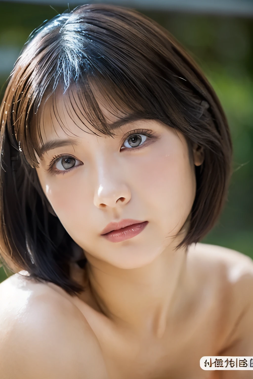 8k, ((Naked Women:1.4))、((No underwear:1.4))、((Beautiful Makeup:1.6))、((stare at the camera with no expression:1.5))、((Look straight ahead:1.4))、((Shortcuts:1.4))、Highest quality, masterpiece, Realistic, Realistic, Very detailed, Natural light, 非常にDetailed faceと肌, Detailed eyes, 非常にDetailed faceと肌の中間ショット, Beautiful woman looking at camera, Sexy pose, Tabletop, Beautiful Face, Realistic Face, Detailed face, Beautiful hairstyle, Realistic eyes, Detailed eyes, Realistic Skin, Detailed skin, Beautiful Skin, charm, 超Realistic, kind, Brown Hair, Cute Japanese Girl, whole body