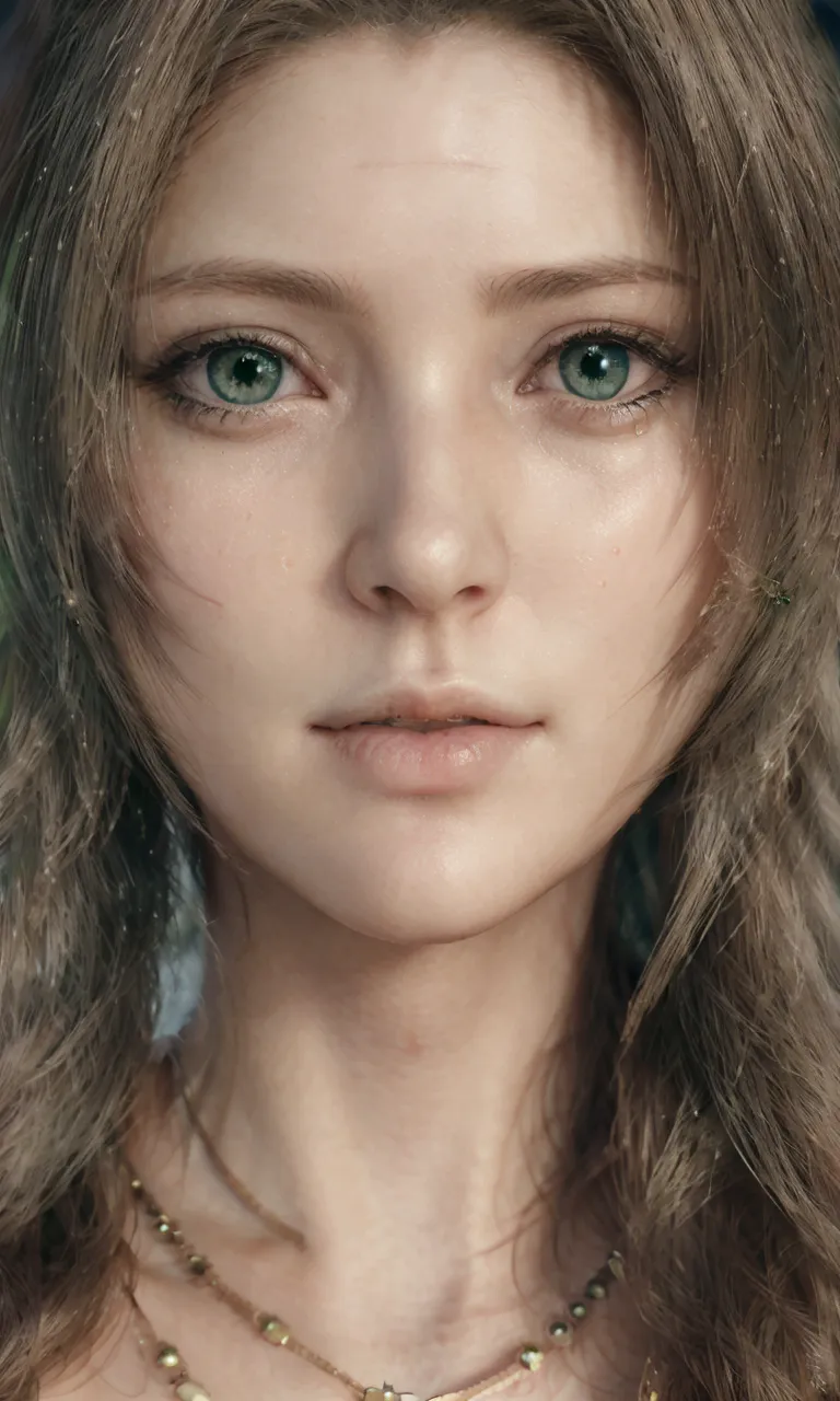 a woman with long hair and green eyes posing for a photograph, 8k portrait rendering, ultrarealistic uhd faces, accurate ultra-r...