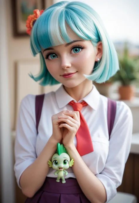 [Spike], [Coco Pommel], [Equestria Girls], {(Perfect Autonomy)}, (Perfect hands), (Perfect cute faces))