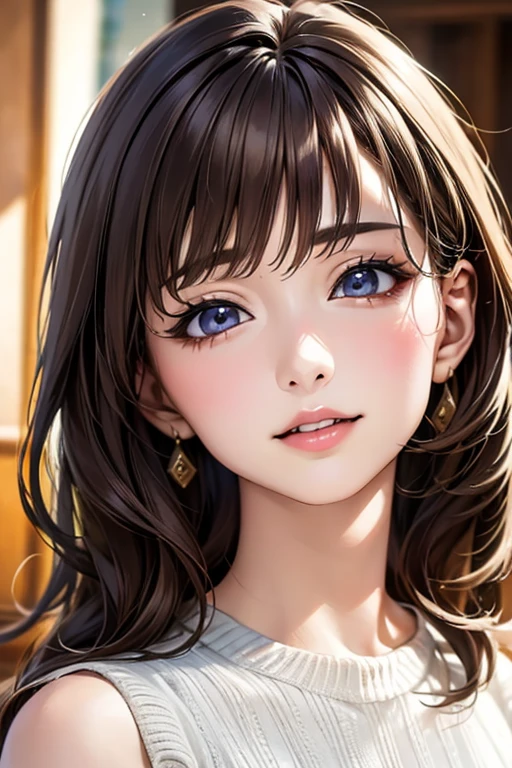 ((Highest quality)),(超High resolution),(Very detailed),(Detailed Description),((The best CG)),(masterpiece),Ultra-detailed art、(Highest quality、8k、32K、masterpiece)、(Realistic)、(Realistic:1.2)、(High resolution)、Very detailed、Very beautiful face and eyes、1 female、Tight waist、Delicate body、(Highest quality、Attention to detail、Rich skin detail)、(Highest quality、8k、Oil paints:1.2)、Very detailed、(Realistic、Realistic:1.37)、Bright colors、