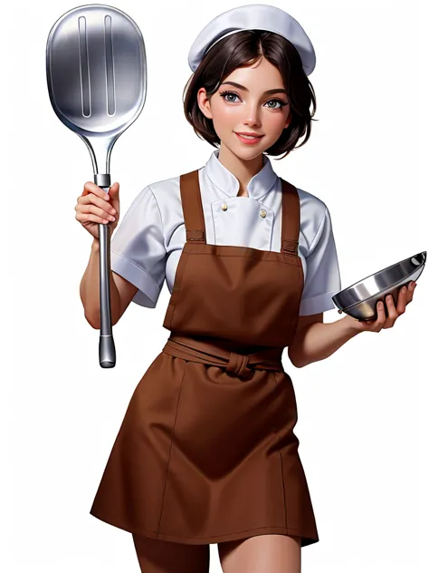 gorgeous eyes , (a female chef), best quality, artwork, ultra-high resolution, extremely detailed eye and face, gorgeous eyes e ...