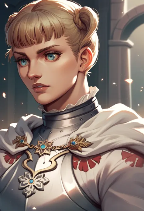 (masterpiece) (best quality) (detailed) (8k) (cinematic) (sharp focus), berserk reference, farnese