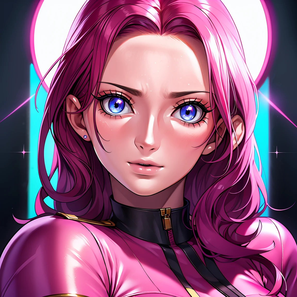 red uniform, pink military uniform, purple hair ,blue eyes, lipstick, long hair, 1 girl, 20yo,Young female, Beautiful Finger, Beautiful long legs, Beautiful body, Beautiful Nose, Beautiful character design, perfect eyes, perfect face, expressive eyes, looking at viewer, in the center of the image,(light_smile:0.5), official art, extremely detailed CG unity 8k wallpaper, perfect lighting, Colorful, Bright Front face lighting, shiny skin, (masterpiece:1.0),(best_quality:1.0), ultra high res,4K,ultra-detailed, photography, 8K, HDR, high res, absurdres:1.2, Kodak portray 400, film grain, blurry background, bokeh:1.2, lens flare, (vibrant_color:1.2) (Beautiful,large_Breasts:1.0), (beautiful_face:1.5),(narrow waist) BLOOD ELVES