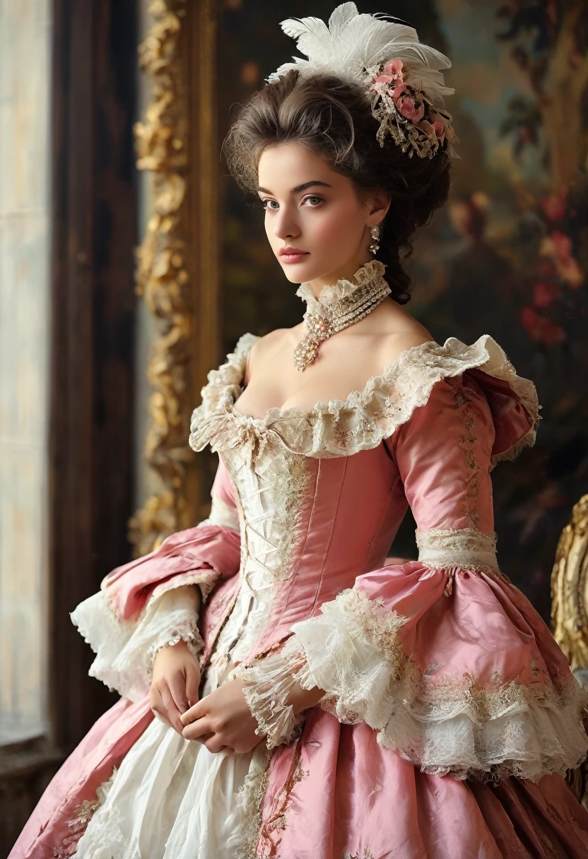 In the mid-16th century, the neckline disappeared and raised collars ...