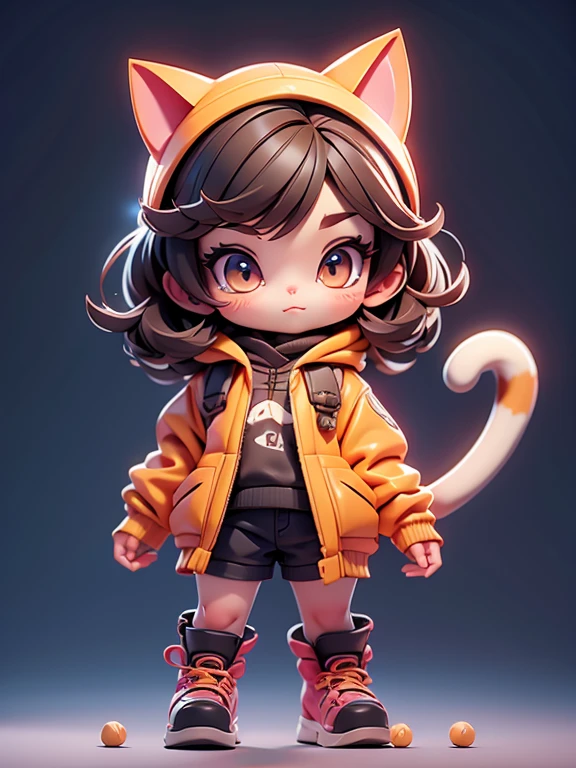 a chibi cat outfit.
