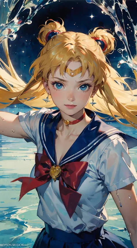 sailor moon style, portrait of a female anime hero, portrait knights of zodiac girl, today's featured anime still, official art,...