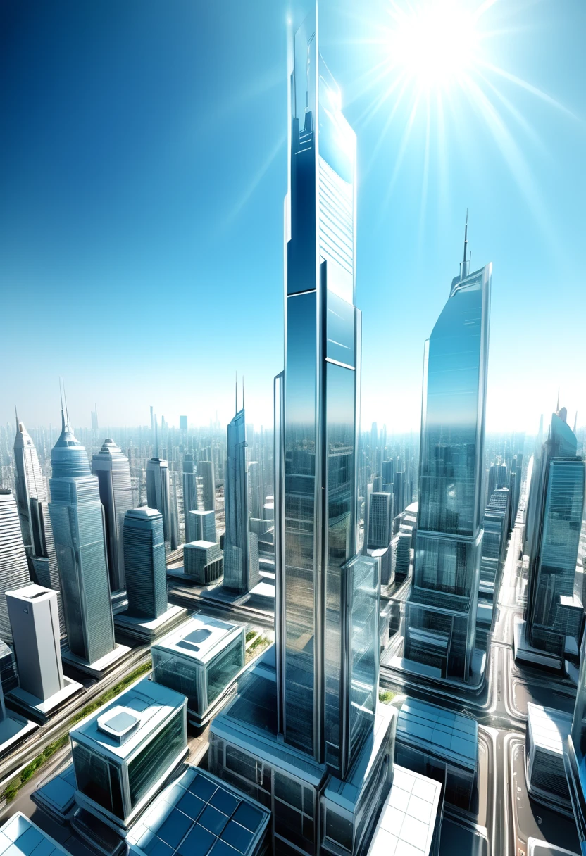 transparent future cityscape, shading effects, gradation magic effects, (ultra detailed, absolutely resolution, best quality:1.3), 2.5D, delicate and dynamic, artistic photography, hyper realistic, graphic CG digital art