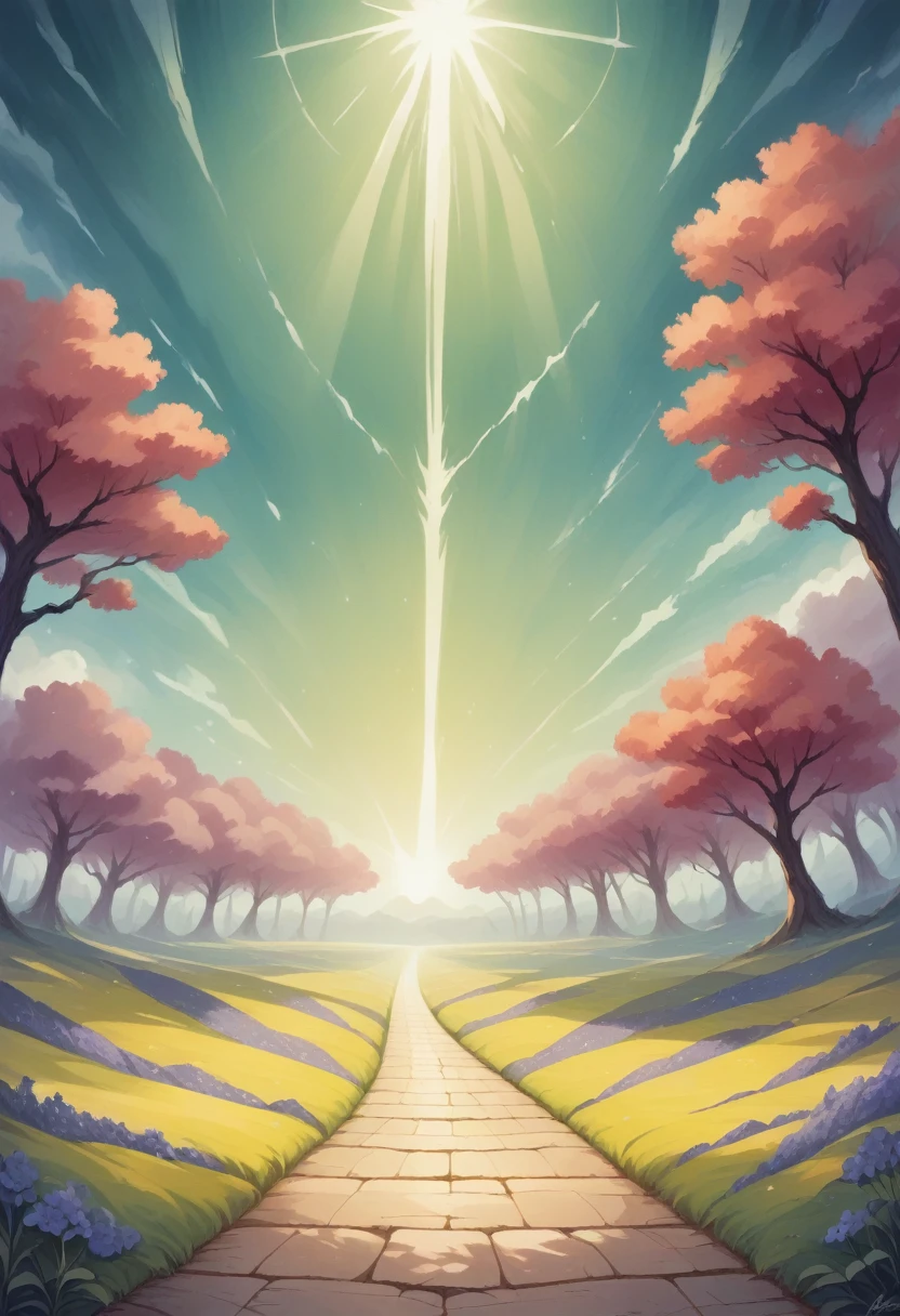 Vast Field: Illustrate a vast field with a backdrop of clear blue and purple skies.

Crypto Coins: Include images of various cryptocurrencies like Bitcoin, Ethereum, and other altcoins growing on the field.

Natural Landscape: Incorporate natural elements such as trees, green hills, and a sunrise casting a golden glow on the coins.

Pathway: Depict a winding pathway traversing the field, indicating directions to explore various opportunities.

"CoinSeeker" Character: Add an image of a coins seeker looking forward with enthusiasm, embodying the spirit of adventure and exploration in seeking opportunities in the crypto world.