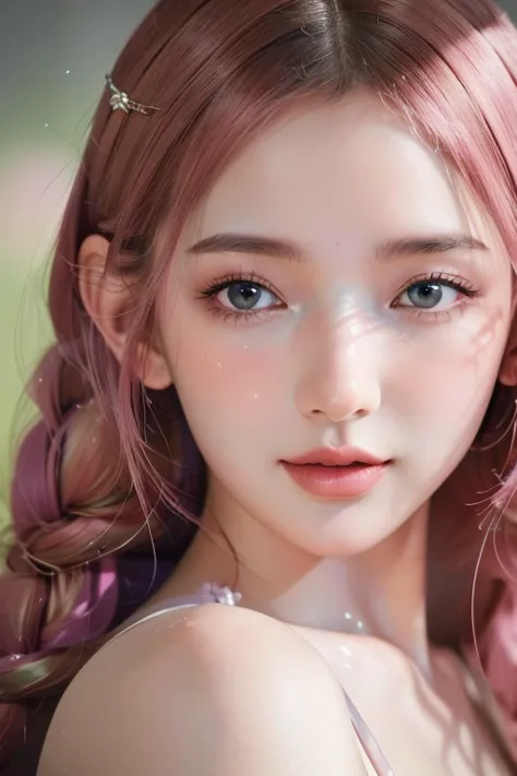 (best quality, 4k, 8k, high-resolution, masterpiece), ultra-detailed, colorful pastel, beautiful young woman, digital art, detai...