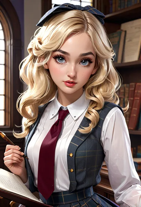 pretty english 1910s private school girl. official art – an award-winning digital masterpiece in 4k ultra hd, extreme detail and...