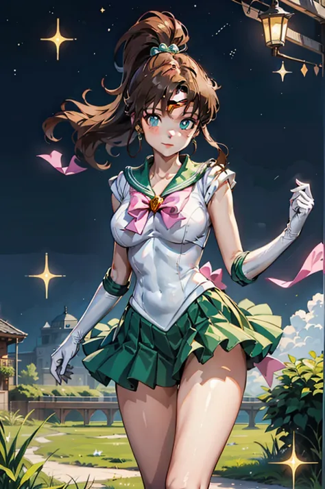 view your audience, see this、looking into the camera、sailor jupiter、are standing、hmph , thigh opening、spread your legs、beautiful...