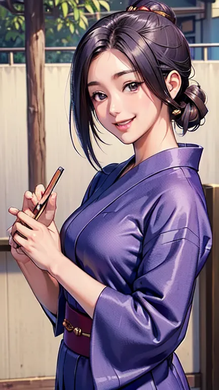 ((masterpiece)),((ayako katagiri)),((katagiri ayako)),((mischievous smile)),anatomically perfect fingers,(((yukata))),(((festiva...