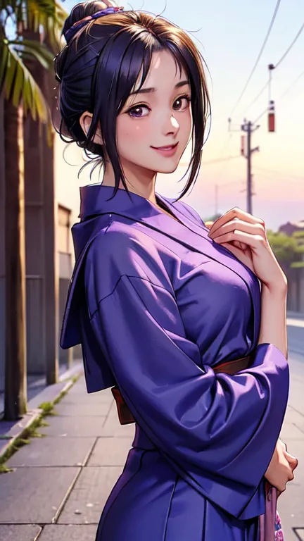 ((masterpiece)),((ayako katagiri)),((katagiri ayako)),((mischievous smile)),anatomically perfect fingers,(((yukata))),(((festiva...