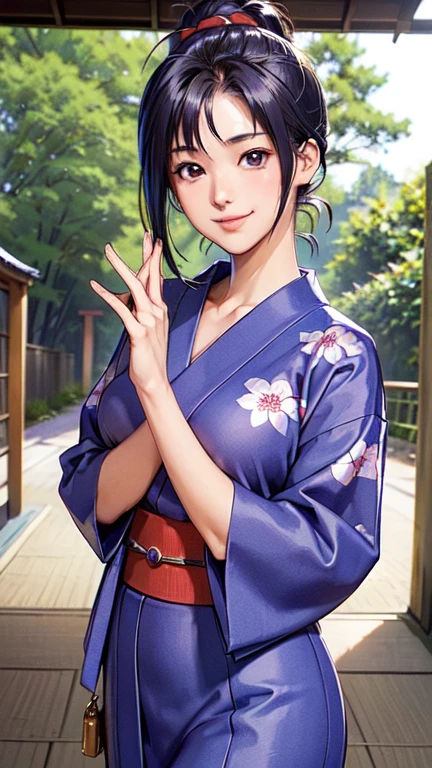 ((masterpiece)),((Ayako Katagiri)),((Katagiri Ayako)),((Mischievous Smile)),Anatomically perfect fingers,(((yukata))),(((Festivals))),(((A moment of summer)))