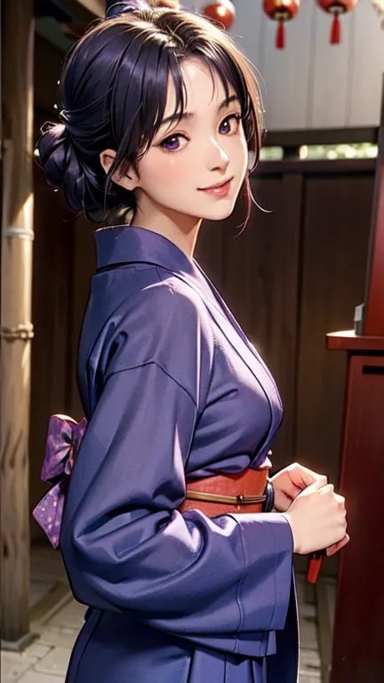 ((masterpiece)),((ayako katagiri)),((katagiri ayako)),((mischievous smile)),anatomically perfect fingers,(((yukata))),(((festiva...