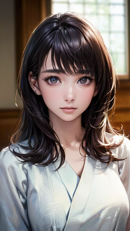 ((Highest quality)),(超High resolution),(Very detailed),(Detailed Description),((The best CG)),(masterpiece),Ultra-detailed art、(Highest quality、8k、32K、masterpiece)、(Realistic)、(Realistic:1.2)、(High resolution)、Very detailed、Very beautiful face and eyes、1 female、Tight waist、Delicate body、(Highest quality、Attention to detail、Rich skin detail)、(Highest quality、8k、Oil paints:1.2)、Very detailed、(Realistic、Realistic:1.37)、Bright colors、Beautiful Japanese Women、Detailed face、Smooth Skin、(masterpiece:1.2, Highest quality), (Realistic, photoRealistic:1.4), Beautiful illustrations, (Natural Side Lighting, Cinema Lighting), Depth of written boundary, 
