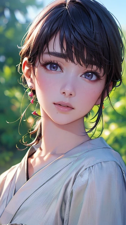 ((Highest quality)),(超High resolution),(Very detailed),(Detailed Description),((The best CG)),(masterpiece),Ultra-detailed art、(Highest quality、8k、32K、masterpiece)、(Realistic)、(Realistic:1.2)、(High resolution)、Very detailed、Very beautiful face and eyes、1 female、Tight waist、Delicate body、(Highest quality、Attention to detail、Rich skin detail)、(Highest quality、8k、Oil paints:1.2)、Very detailed、(Realistic、Realistic:1.37)、Bright colors、Beautiful Japanese Women、Detailed face、Smooth Skin、(masterpiece:1.2, Highest quality), (Realistic, photoRealistic:1.4), Beautiful illustrations, (Natural Side Lighting, Cinema Lighting), Depth of written boundary, 
