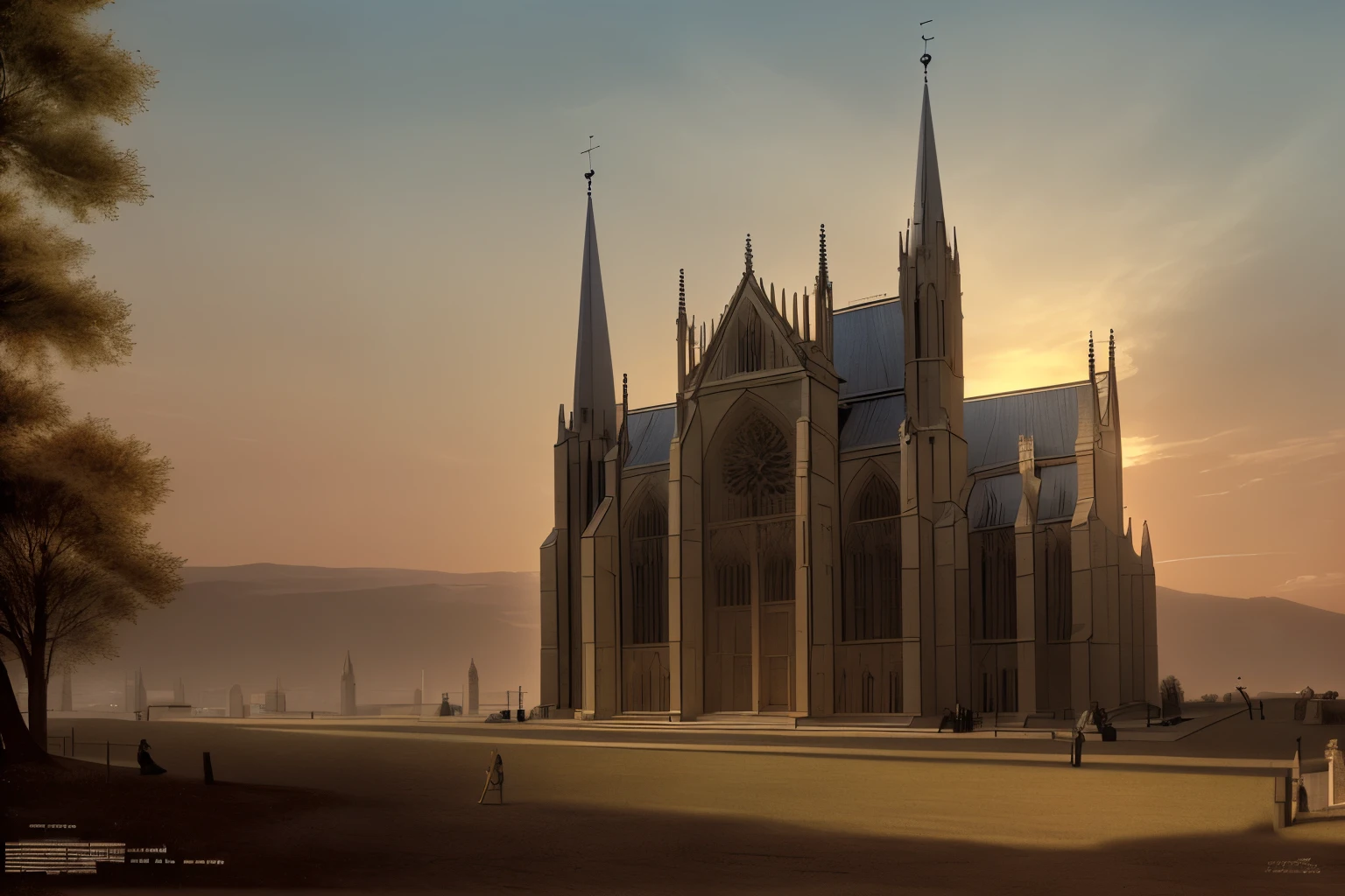 (best quality,4k,8k,highres,masterpiece:1.2),ultra-detailed,(realistic,photorealistic,photo-realistic:1.37),black and white,accurately drawed detailed gothic cathedral in construction, medieval gothic architecture, intricate architectural details, buttresses, flying buttresses, stained glass windows, clean and precise lines, ornate stone carvings, towering spires, ornate arches, stone masonry, chiaroscuro lighting,sharp focus