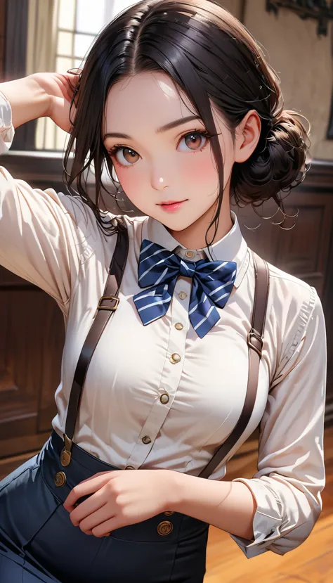 (highest quality、masterpiece、high resolution、detailed), (realistic skin texture:1.3), (detailedな目、beautiful face),  one girl,col...