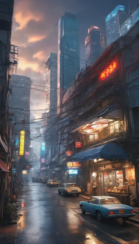 (masterpiece:1.2), best quality,pixiv,cozy animation scenes,
scenery, cityscape, city, skyscraper, building, window, cloud, sky,...