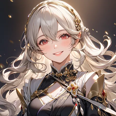 ((highest quality)), ((masterpiece)), (detailed), （perfect face）、the woman is a kamui, a beautiful princess of the dark with med...