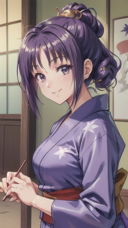 ((masterpiece)),((Ayako Katagiri)),((Katagiri Ayako)),((Mischievous Smile)),Anatomically perfect fingers,(((yukata))),(((Festivals))),(((Festivals)))