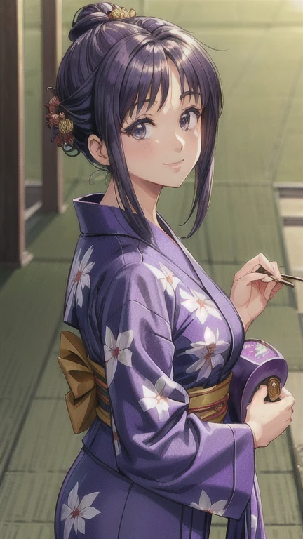 ((masterpiece)),((Ayako Katagiri)),((Katagiri Ayako)),((Mischievous Smile)),Anatomically perfect fingers,(((yukata))),(((Festivals))),(((Festivals)))