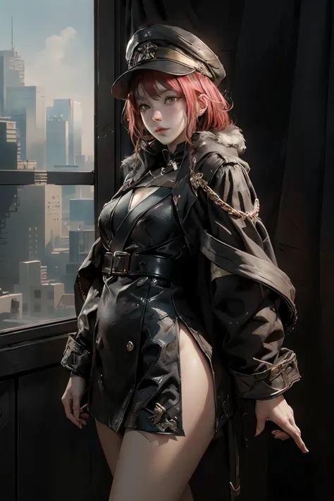 ((best quality)), ((masterpiece)), (details:1.4), 3d, image of a beautiful cyberpunk woman., hdr (high dynamic range), mature wo...