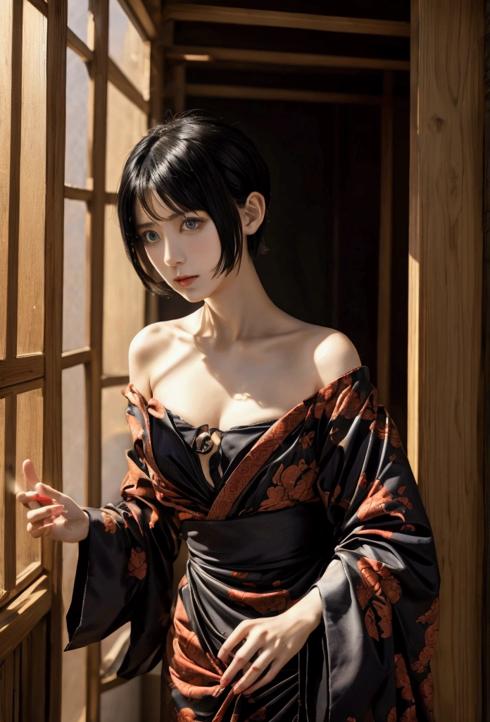 Oriental Project　Shotsmaru　Black Hair　Short Hair　Tengu