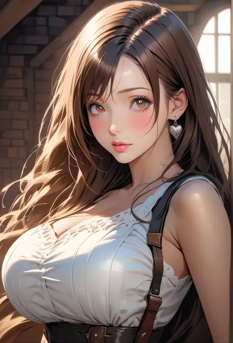 score_9、score_8_up、score_7_up、one girl、hyperrealism style、photorealism style、real、big breasts:1.2、lips、upper body、long hair、gazi...