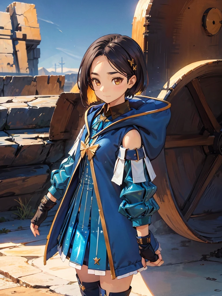 rinwell,Highest quality,((Highest quality)),((Tabletop)),((Perfect Face)),1 girl,Cold gaze,Long eyelashes, beauty,((Holographic)),(masterpiece:1.2, Highest quality),(Desolate desert background) , (Beautiful attention to detail: 1.2), (Very detailedな CG Unity 8K 壁紙, masterpiece, Highest quality, Very detailed, Best Shadow), (Detailed Background),sketch,