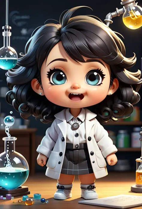 (((chibi baby uhd))) yang08k uhd, chemistry permaneça com suas carateristícas originais (seus olhos sao cor de mel, usa oculos )...