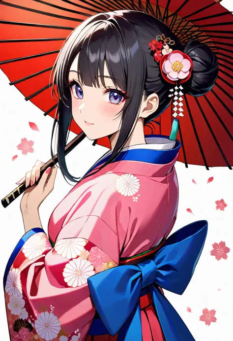 create an image of a beautiful 21-year-old japanese princess. she must have straight black hair tied in a traditional japanese b...